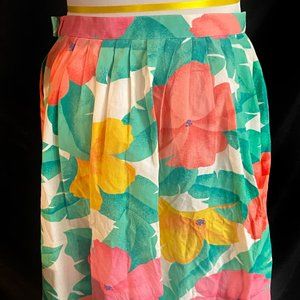 Vintage Floral Skirt Size